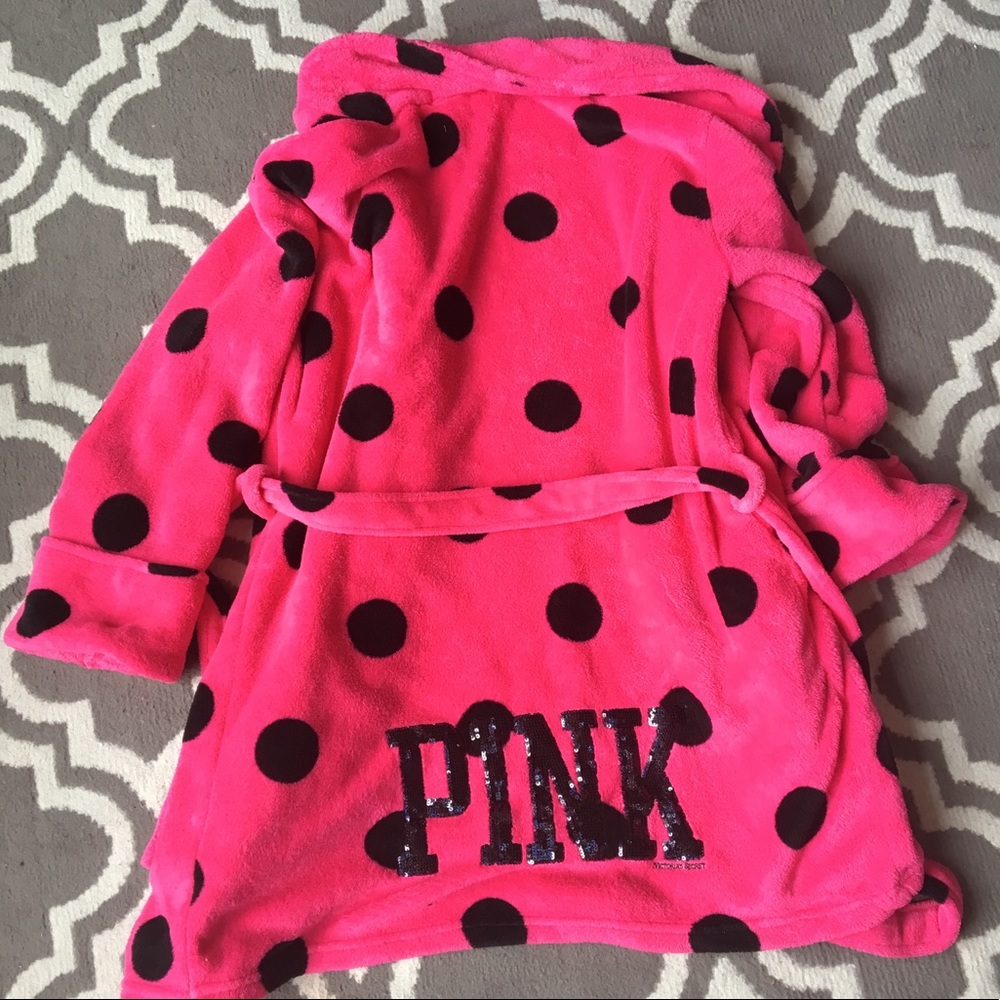 FIRM PRICE NWOT PINK soft sequins robe
